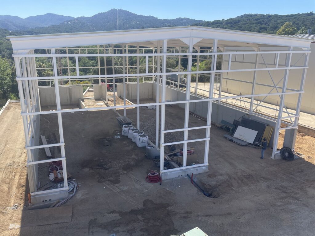 Construcció de nau industrial a Sant Feliu de Guíxols
