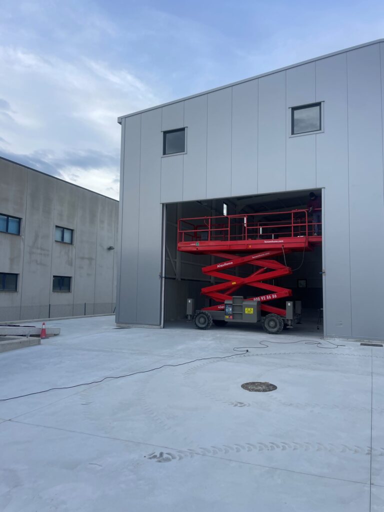 Construcció de nau industrial a Sant Feliu de Guíxols