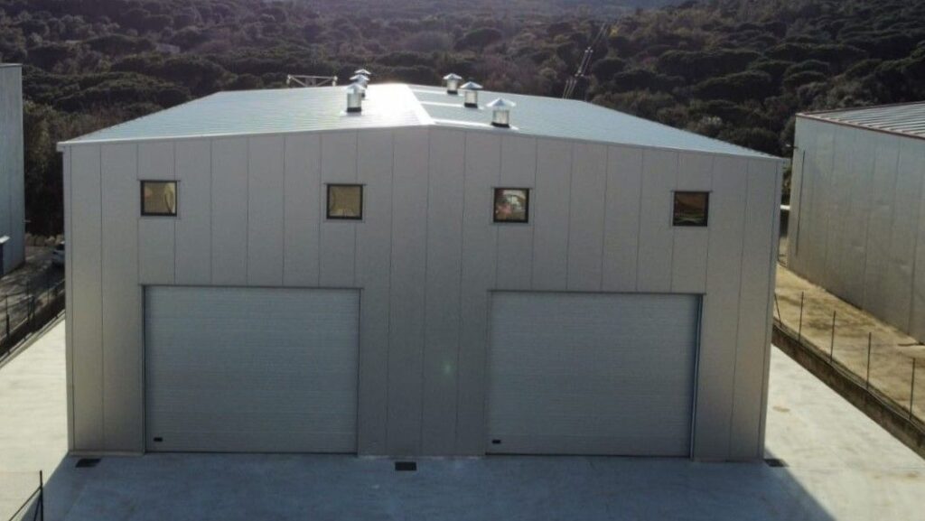 Construcció de nau industrial a Sant Feliu de Guíxols