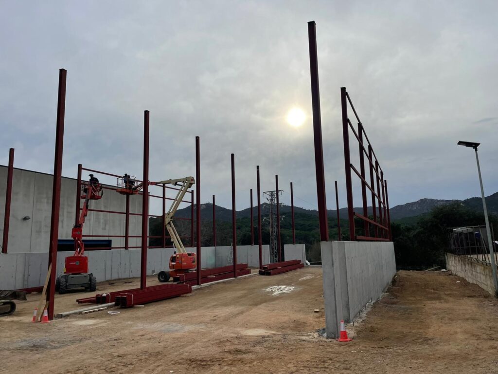 Construcció de nau industrial a Sant Feliu de Guíxols